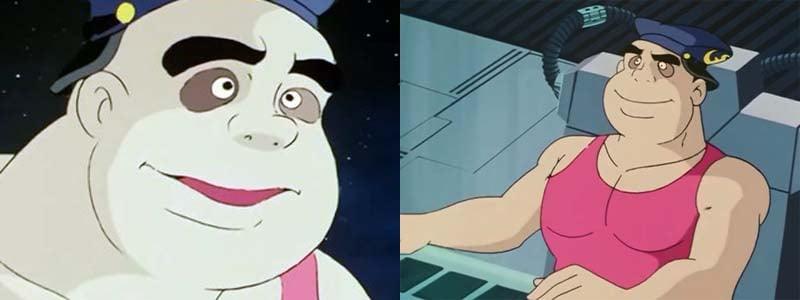 Androide Otto modellino vintage Capitan Futuro