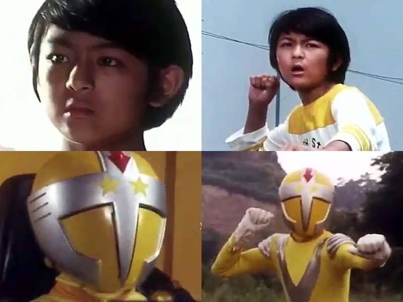 Bankid Dragon Ryuichi Uzaki tuta gialla due stelle casco Takatoku