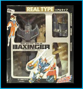 Baxingar Takatoku REAL TYPE modello vintage die-cast figura robot