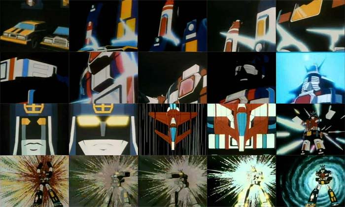 Dairugger XV nello spazio rugger guard flotta terrestre Toei Animation