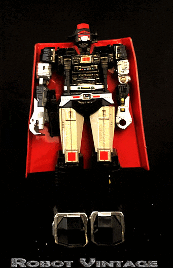 Popy GC-22 Bismarck DX die-cast toy - Vintage Japanese robot transforming version