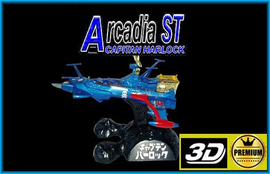 Captain Harlock Takatoku Diecast Guide: Arcadia & Z Character