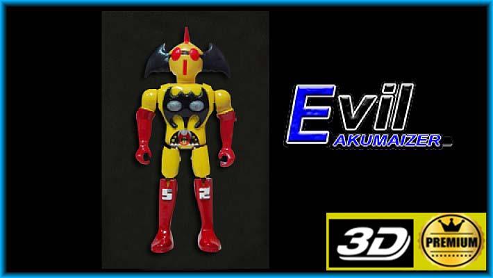 Akumaizer 3 Evil Takatoku Diecast