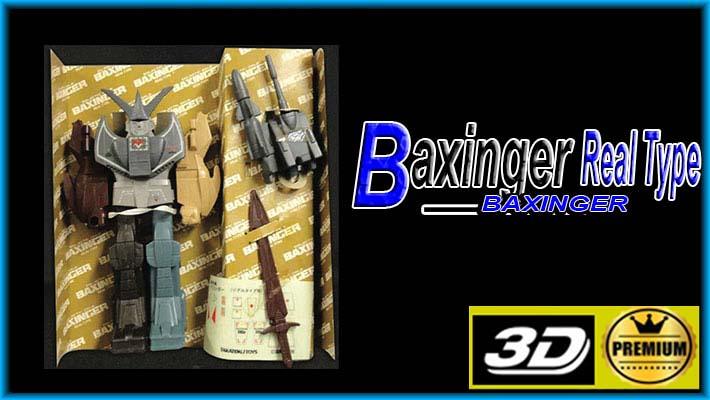 Baxingar Takatoku REAL TYPE modello vintage die-cast figura robot