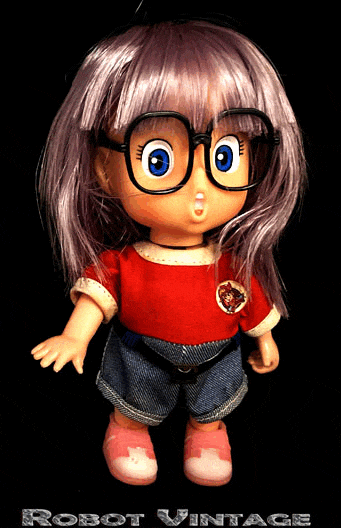 Arale Popy GB-46 Chogokin 360 view - rotazione completa Arale vintage diecast Alain Bernardi