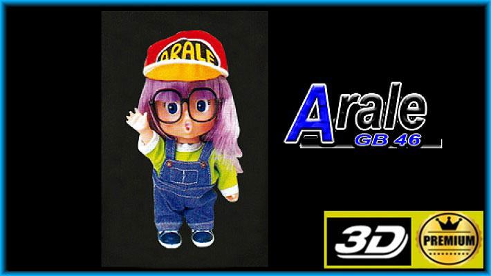 Arale Popy GB-46 accessories poop and cap - Accessori originali Arale GB46 Popy diecast