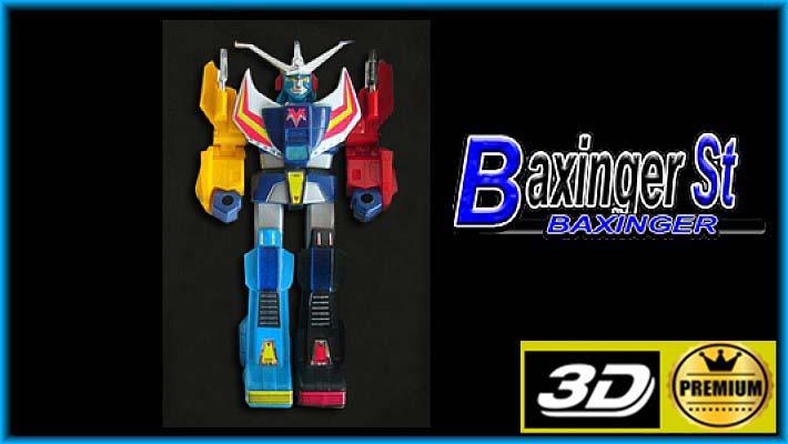Baxingar Takatoku ST modello vintage die-cast figura robot