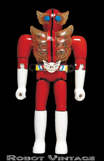 Choujin Bibyun Takatoku vintage die-cast robot - Sky Hero Bibyun 1976