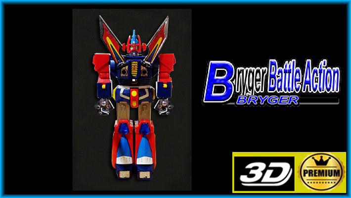 Bryger Chohenkei Takatoku BATTLE ACTION - Confezione originale giapponese