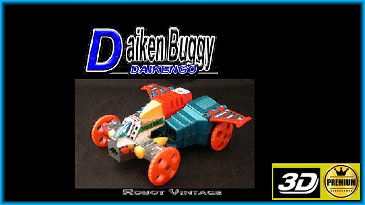 Daikengo Buildplan Takatoku Z-Character DX Box Vintage Toy