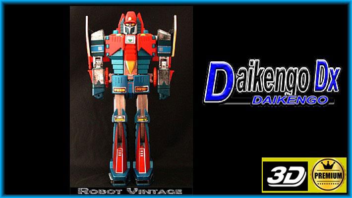 Daikengo Buildplan Takatoku Z-Character DX Box Vintage Toy