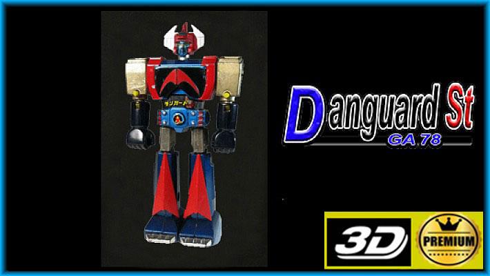 Danguard Ace Popy GA-78 ST Standard Type - Danguard Ace ST GA78 chogokin vintage