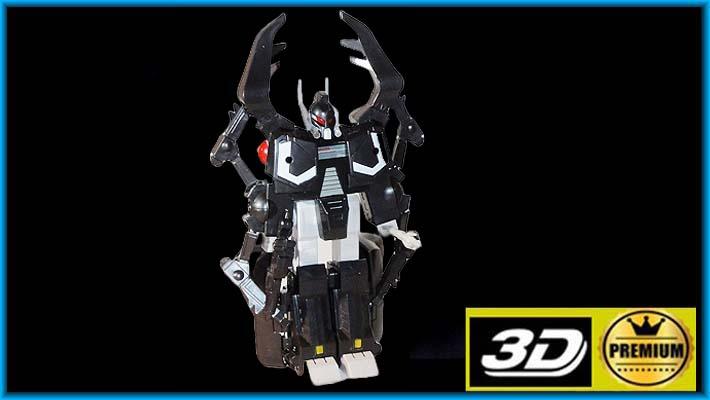 Beet-Gugal Beetras Takatoku 1983 - Robot Insetto Scarabeo Rinoceronte vintage - Antenato Transformer Barrage