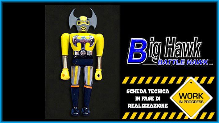 Big Hawk Takemi Gokin die-cast figure 1970s vintage robot
