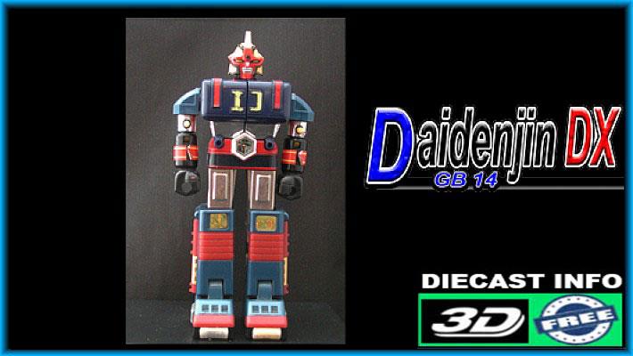 Daidenjin Popy GB-14 Chogokin transformable - Daidenjin GB14 Popy vintage diecast Alain Bernardi