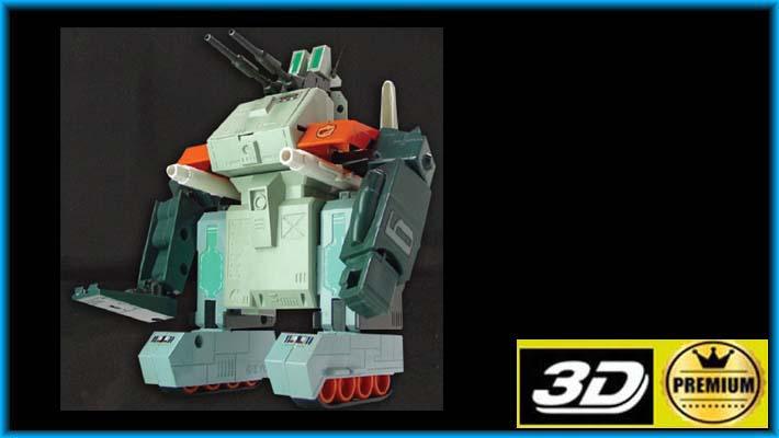 Bonaparte Tulcas Takatoku 1/55 tank robot - Bonaparte Tulcas Dorvack carro armato Takatoku vintage